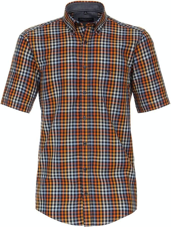 Casamoda Short Sleeve Overhemd Ruiten Multicolour