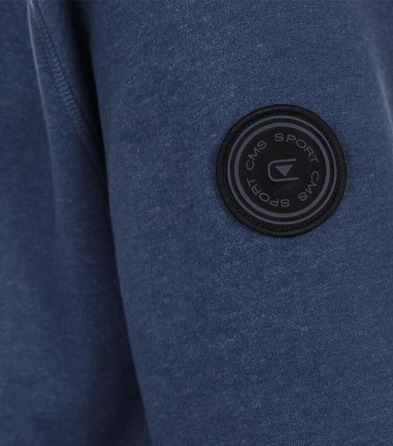 Casamoda Sportvest Zip Blauw - Foto 3