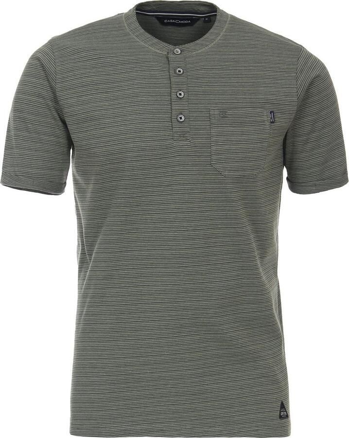 Casamoda T-Shirt Groen Strepen