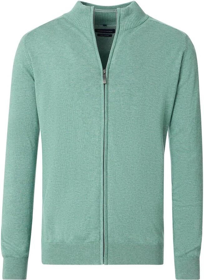 Casamoda Vest Zip Lichtgroen