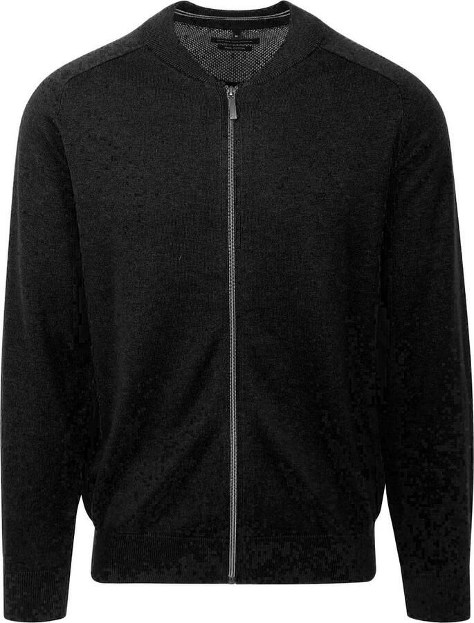 Casamoda Vest Zip Zwart