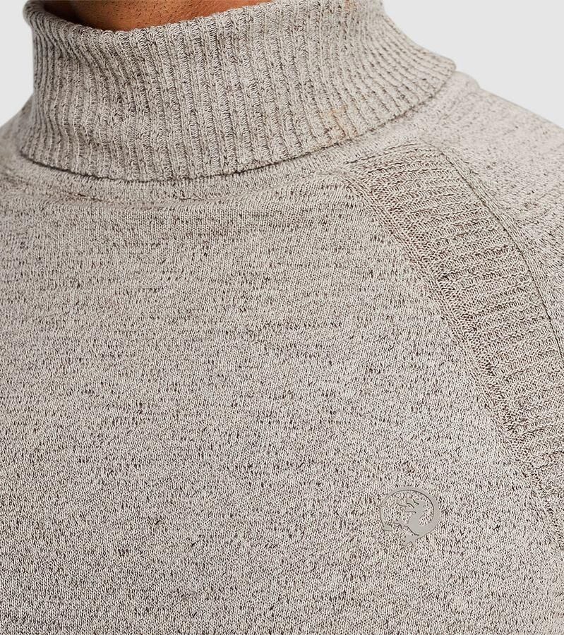 Cast Iron Beige Gebreide Trui Beige Heren - Foto 2