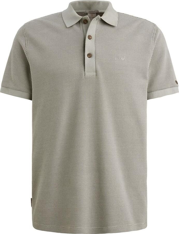 CAST IRON Heren Polo's & T-shirts Regular Fit Two Tone Waffle Lichtblauw - Foto 5