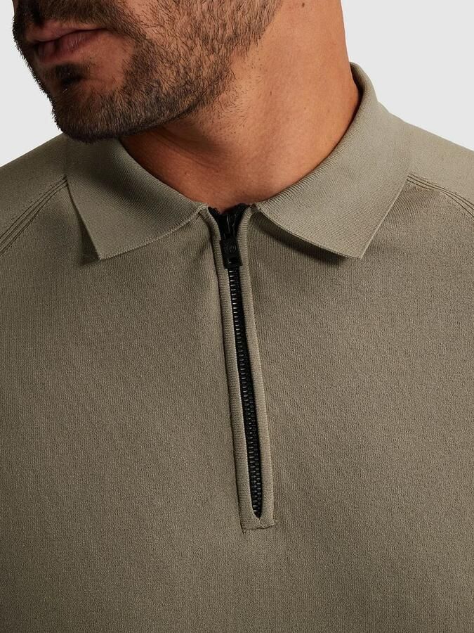 CAST IRON Heren Polo's & T-shirts Regular Fit Viscose Blend Olijf - Foto 6