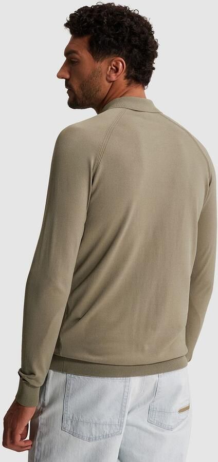 CAST IRON Heren Polo's & T-shirts Regular Fit Viscose Blend Olijf - Foto 7