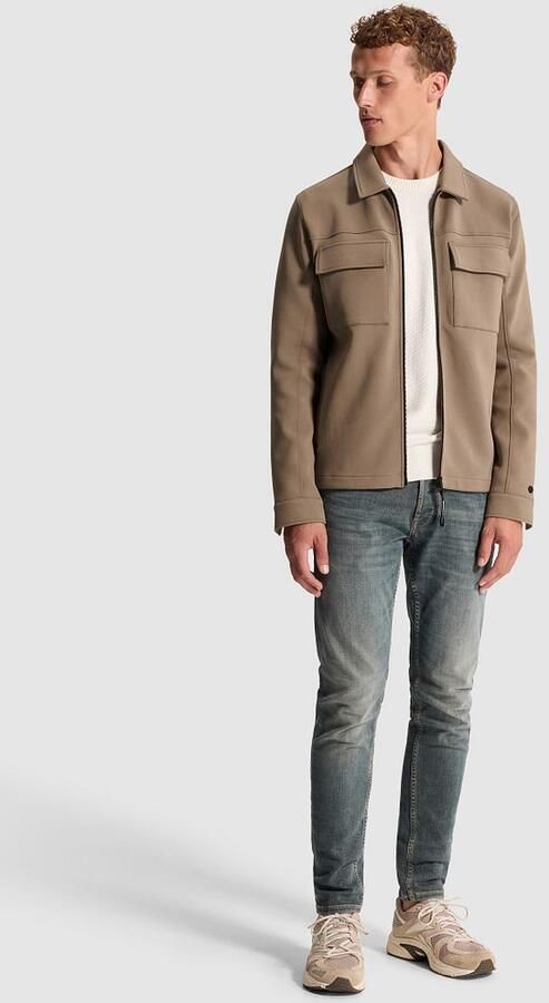 Cast Iron Blazer Overshirt Interlock Walnut - Foto 6