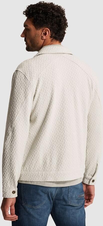 Cast Iron Overshirt Jacquard Ecru - Foto 8
