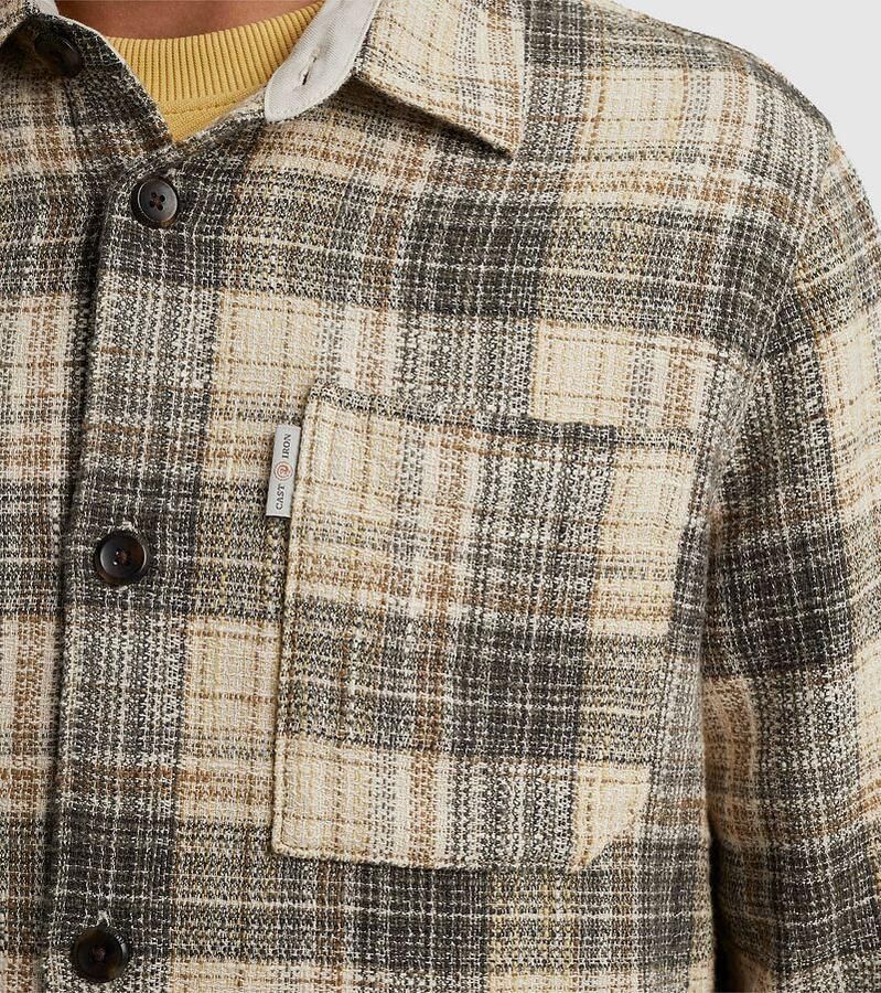 Cast Iron Lange Mouw YD Check Regular Overhemd Multicolor Heren