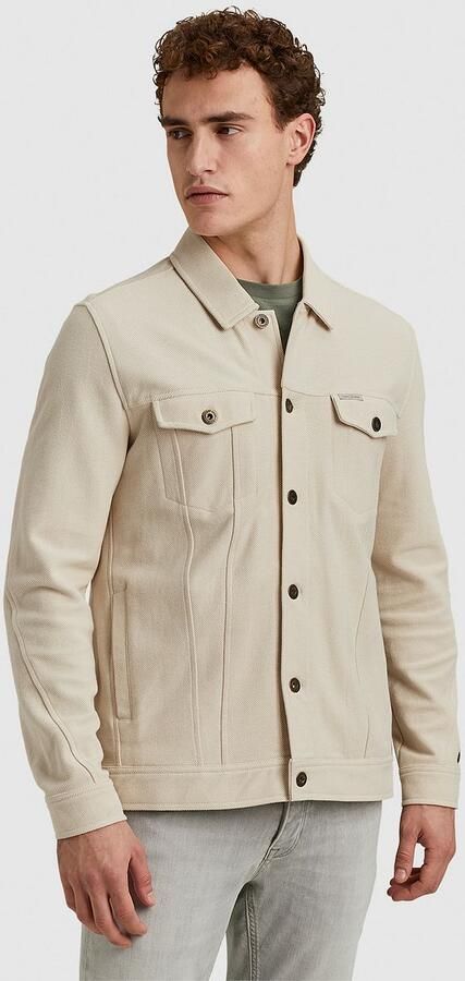 CAST IRON Heren Jassen Button Jacket Twill Beige - Foto 5