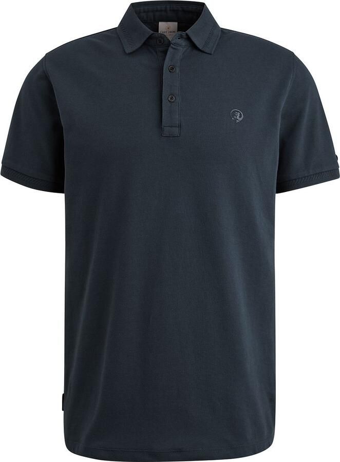 CAST IRON Heren Polo's & T-shirts Short Sleeve Polo Fine Pique Essential Blauw - Foto 9