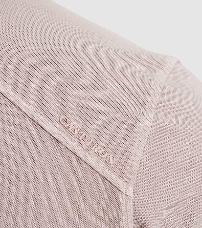 CAST IRON Heren Polo's & T-shirts Short Sleeve Polo Cotton Gd Pique Paars