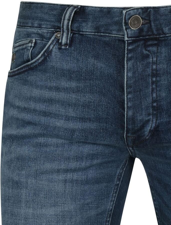 Cast Iron Blauwe Slim Fit Jeans Riser Slim All Time Blue - Foto 4