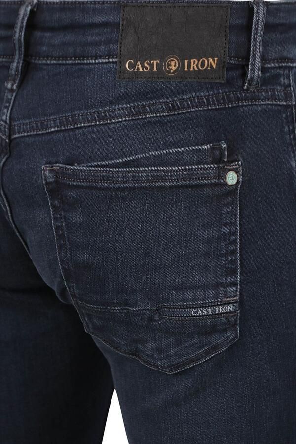 Cast Iron Donkerblauwe Straight Leg Jeans Shiftback Regular Tapered - Foto 8