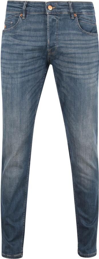 Cast Iron regular tapered fit jeans Shiftback new blue denim - Foto 6