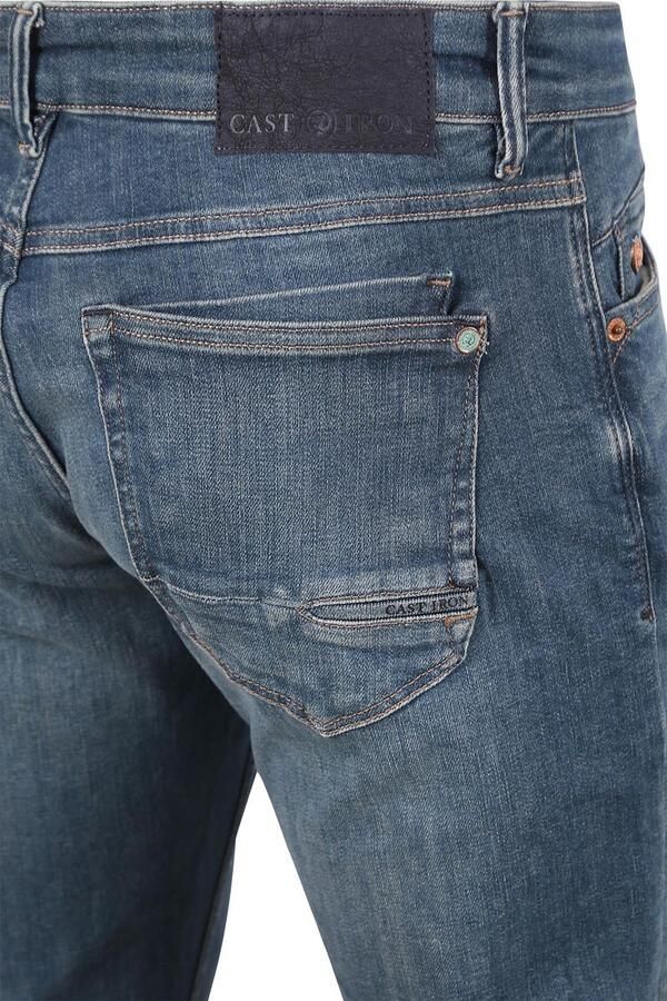 Cast Iron regular tapered fit jeans Shiftback new blue denim - Foto 3
