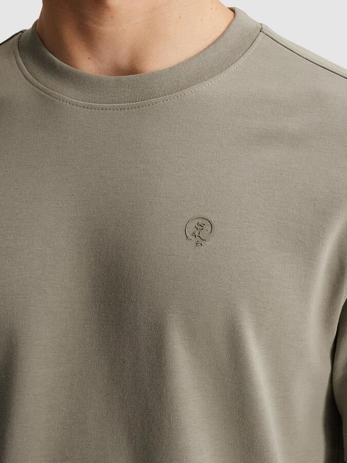 CAST IRON Heren Polo's & T-shirts Regular Fit Interlock Beige - Foto 8
