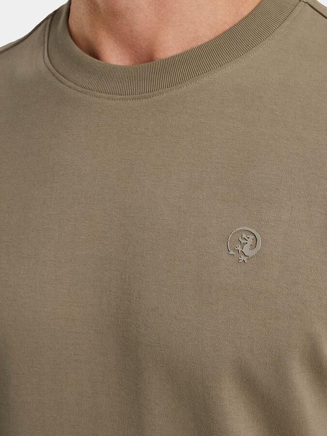 CAST IRON Heren Polo's & T-shirts Regular Fit Interlock Beige - Foto 7