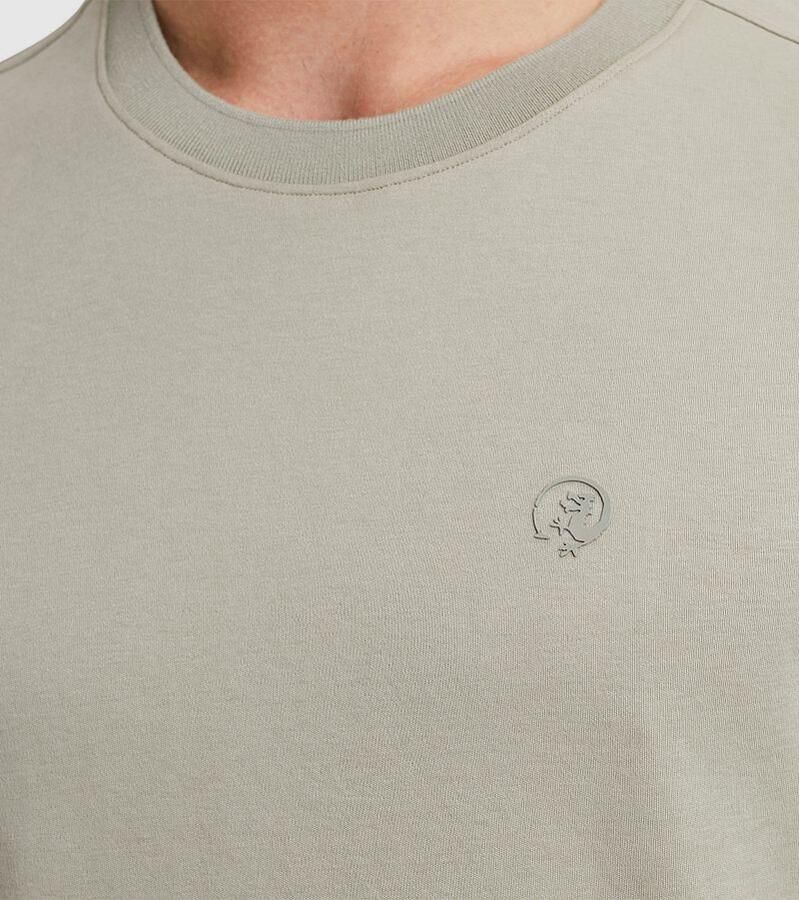 CAST IRON Heren Polo's & T-shirts Short Sleeve R-neck Regular Fit Interlock Groen - Foto 5