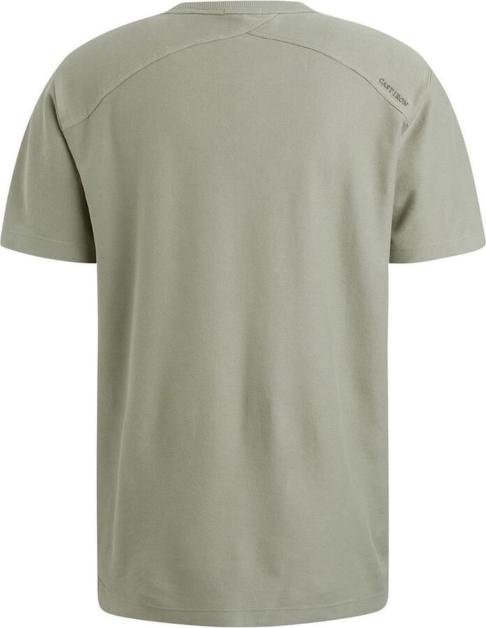 Cast Iron T-shirt met textuur groen - Foto 5