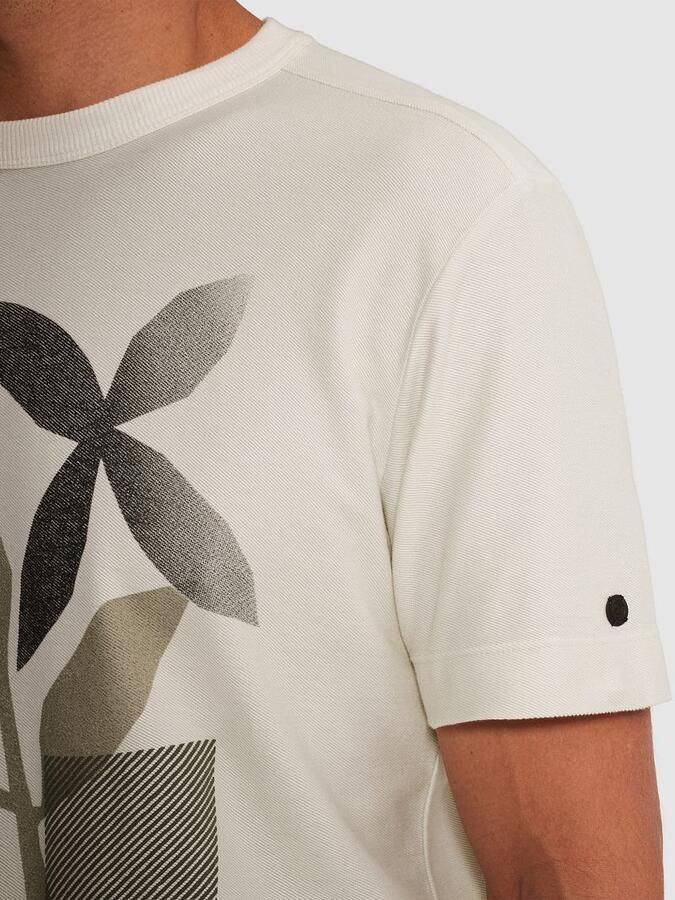 Cast Iron regular T-shirt ecru - Foto 4
