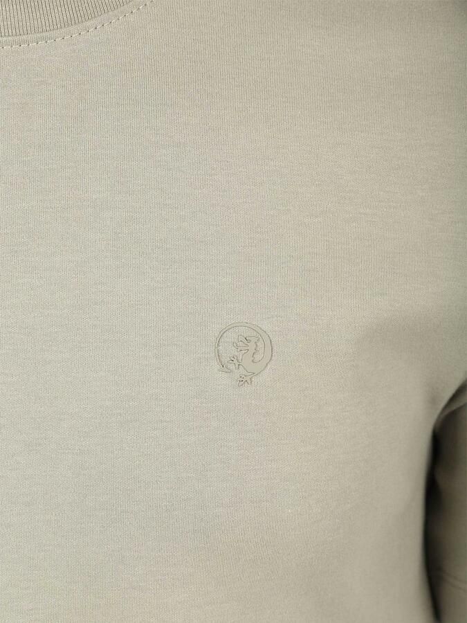 CAST IRON Heren Polo's & T-shirts Regular Fit Interlock Khaki - Foto 7