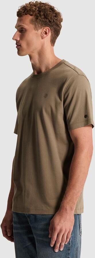 CAST IRON Heren Polo's & T-shirts Short Sleeve R-neck Regular Fit Interlock Taupe - Foto 11
