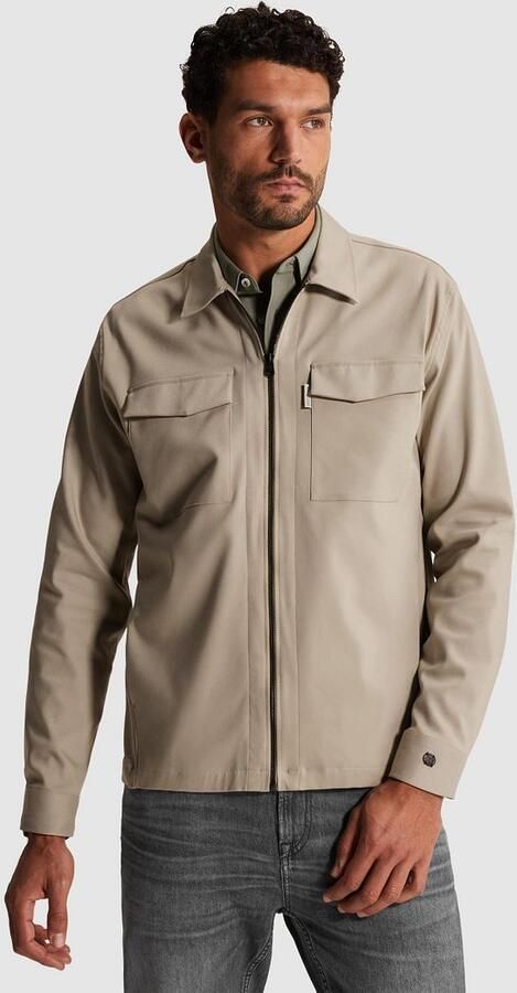 CAST IRON Heren Overshirts Cf Smart Shirtjacket Beige - Foto 8