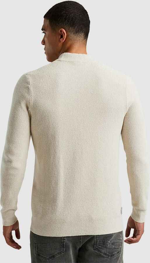 CAST IRON Heren Truien & Vesten Mock Neck Fine Boucle Beige - Foto 3