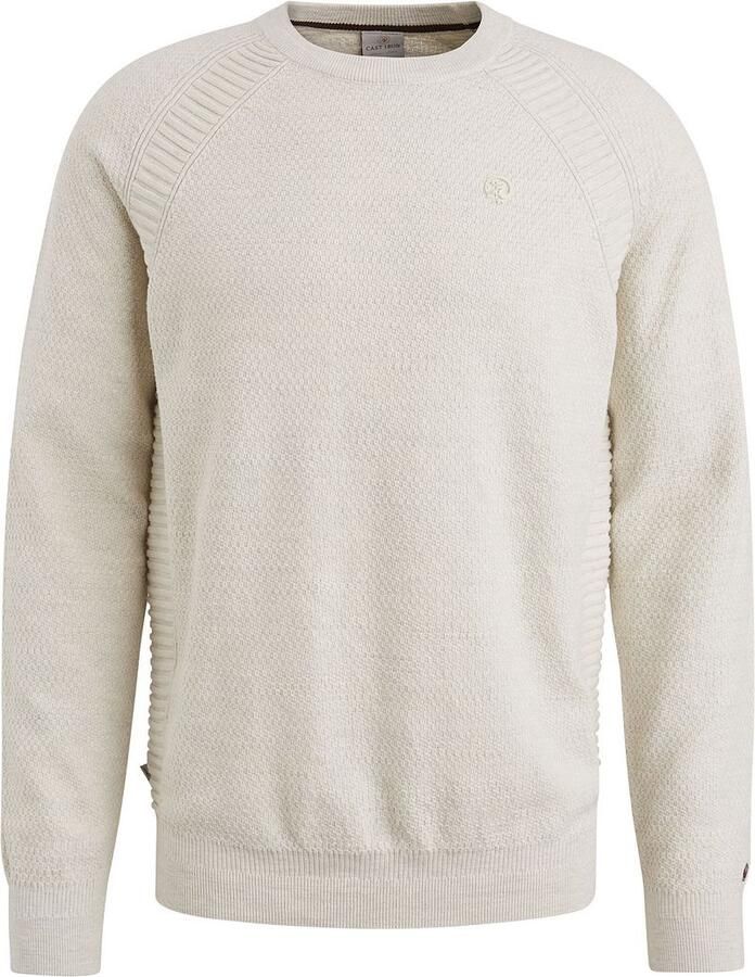 CAST IRON Heren Truien & Vesten Crewneck Cotton Heather Plated Blend Beige - Foto 4