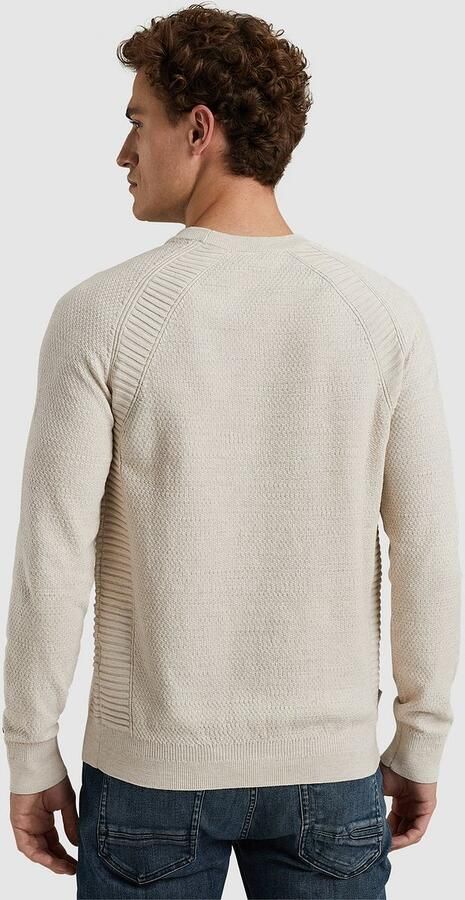 CAST IRON Heren Truien & Vesten Crewneck Cotton Heather Plated Blend Beige - Foto 2