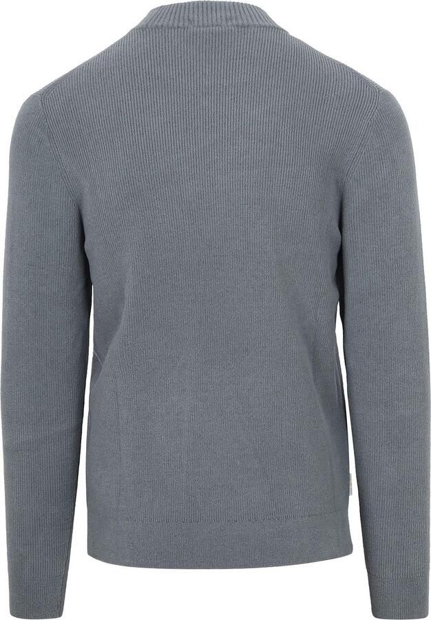 CAST IRON Heren Truien & Vesten Mock Neck Soft Blend Grijs - Foto 7