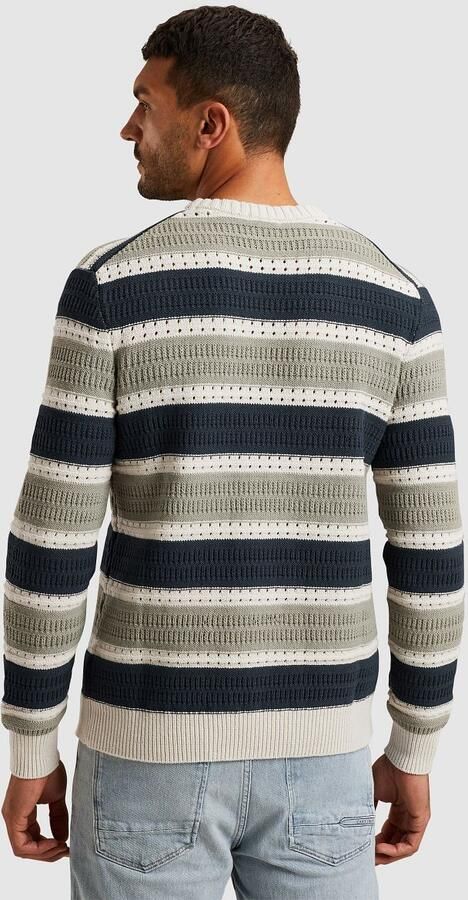Cast Iron Crewneck Katoenen Pullover Multicolor Heren - Foto 3