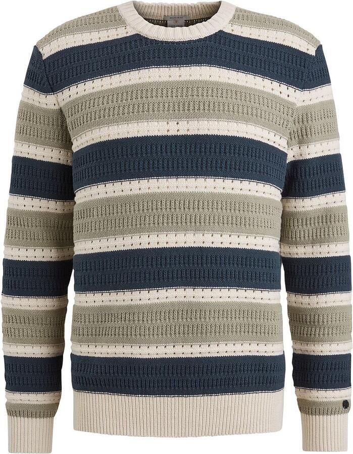 Cast Iron Crewneck Katoenen Pullover Multicolor Heren