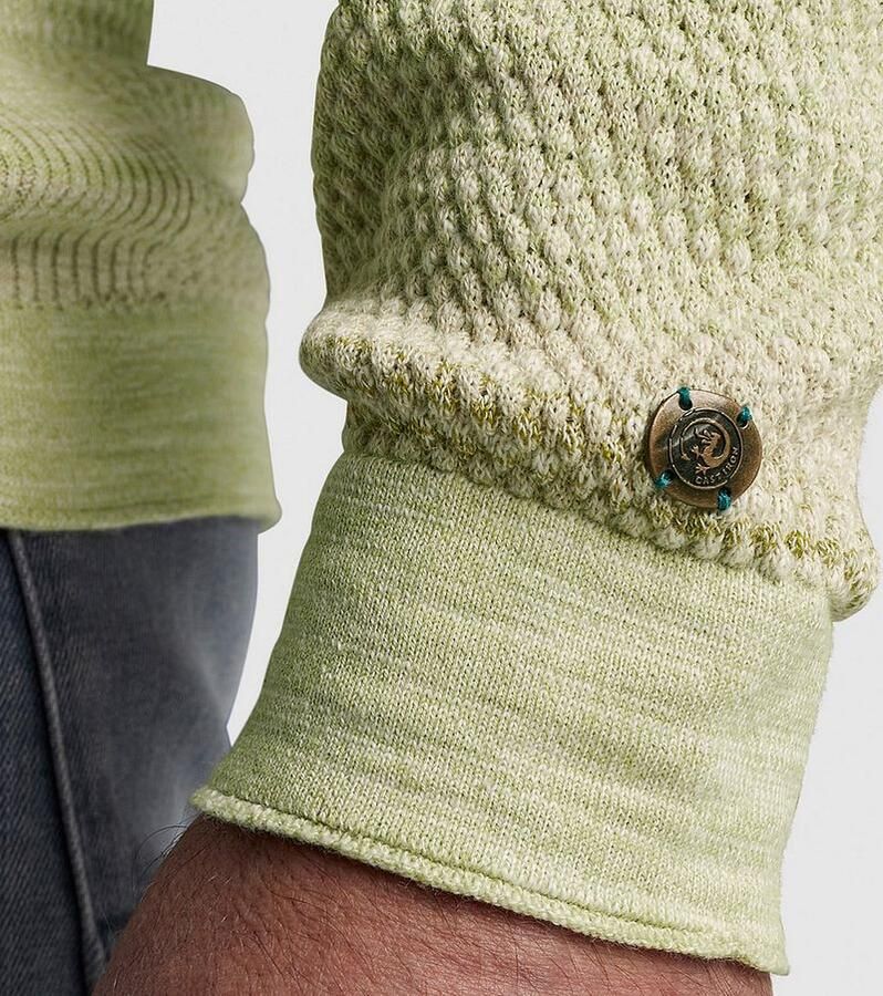 Cast Iron Gietijzeren pullover Groen Heren - Foto 2