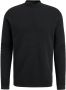 CAST IRON Heren Truien & Vesten Mock Neck Cotton Modal Mockneck Zwart - Thumbnail 1