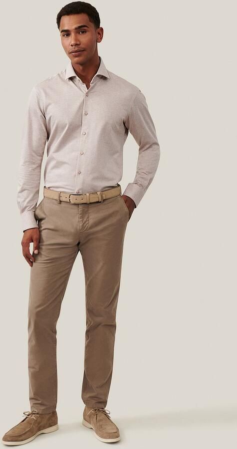 Cavallaro Elegante zandkleurige slim fit overhemd Beige Heren - Foto 2