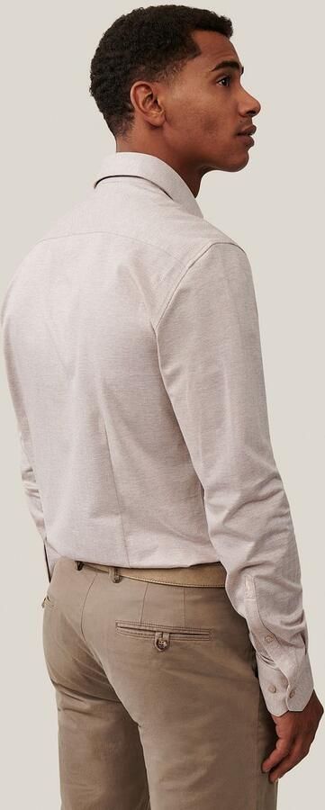 Cavallaro Elegante zandkleurige slim fit overhemd Beige Heren - Foto 5