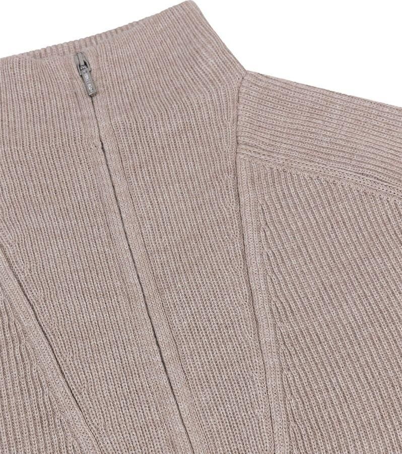 Cavallaro Napoli Cavallaro Corsico Half-Zip Beige - Foto 2