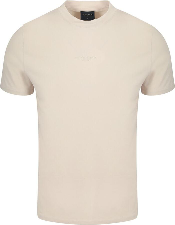 Cavallaro Napoli Cavallaro Darione T-Shirt Logo Ecru