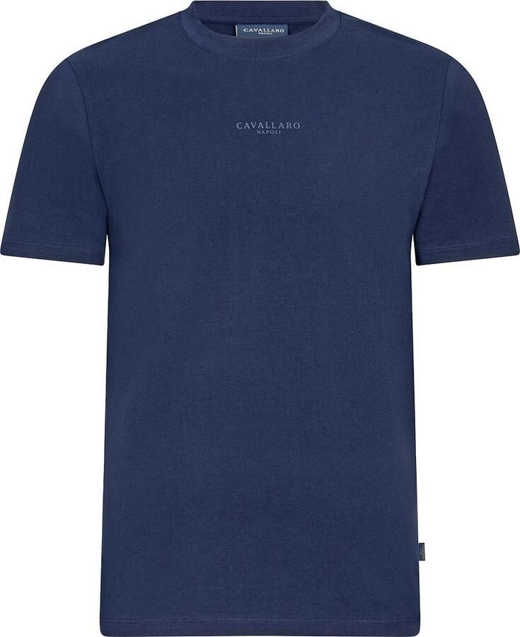 Cavallaro Napoli Cavallaro Darione T-Shirt Logo Navy