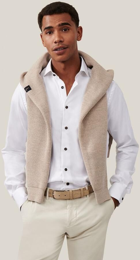 Cavallaro Napoli Cavallaro Ludano Overhemd Wit - Foto 3