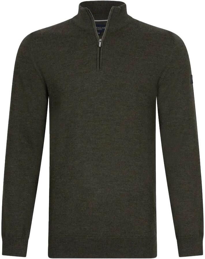 Cavallaro Napoli Cavallaro Merino Half-Zip Groen