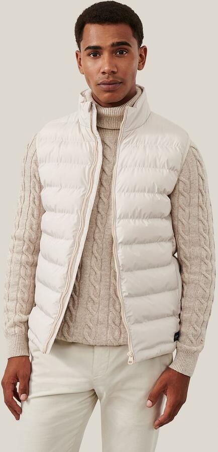 Cavallaro Napoli Cavallaro Riggio Bodywarmer Beige - Foto 7