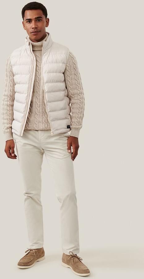 Cavallaro Napoli Cavallaro Riggio Bodywarmer Beige - Foto 6