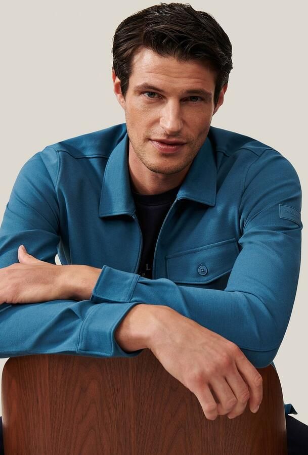 Cavallaro Napoli Cavallaro Zelo Overshirt Blauw - Foto 2
