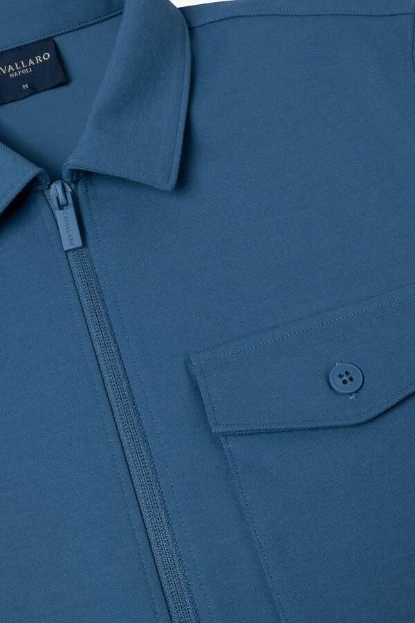 Cavallaro Napoli Cavallaro Zelo Overshirt Blauw - Foto 3