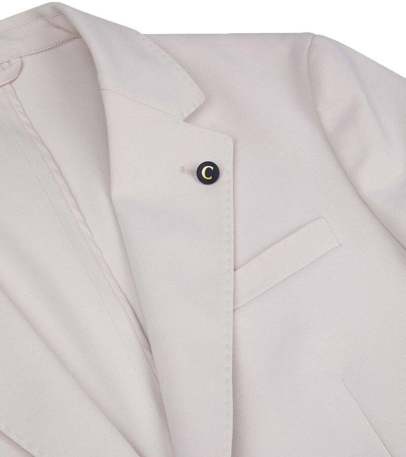 Cavallaro Mix en Match Zeradino Jacket Beige Heren - Foto 2