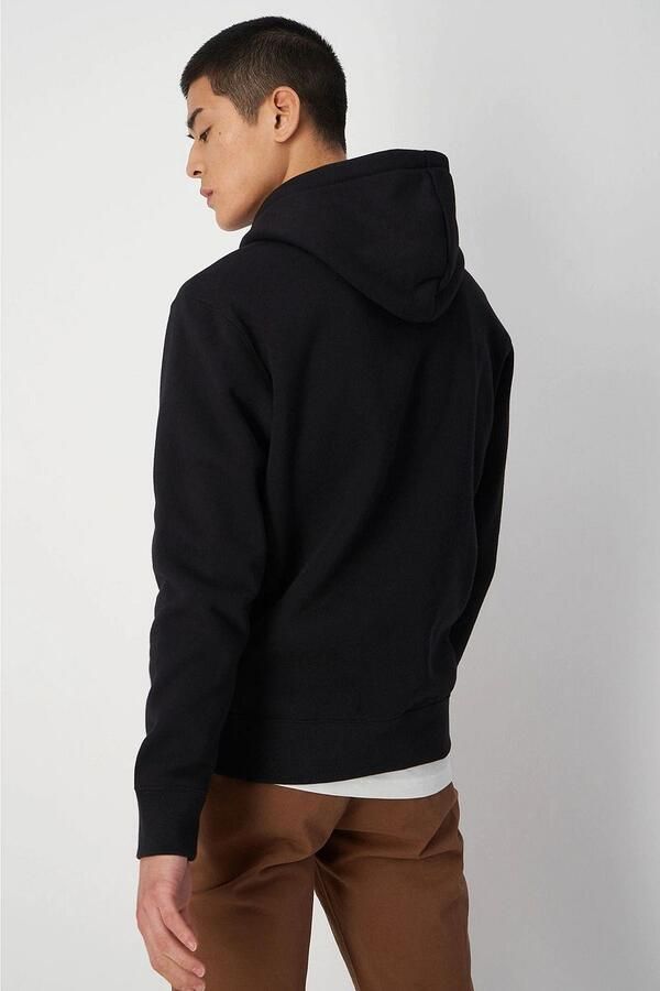 Champion Logo Hoodie druknopen Donkerblauw - Foto 5