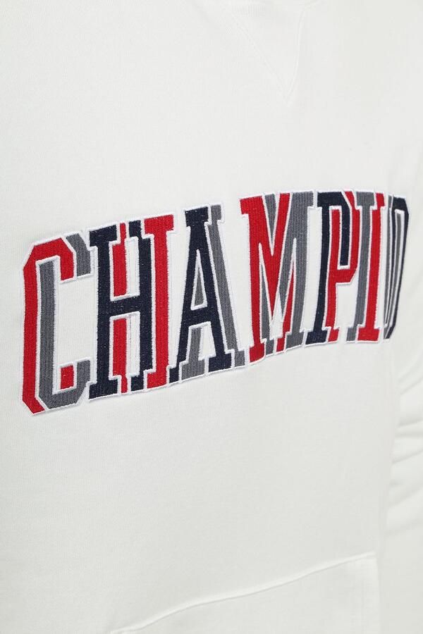 Champion Sweat Hoodie Logo Wit - Foto 3