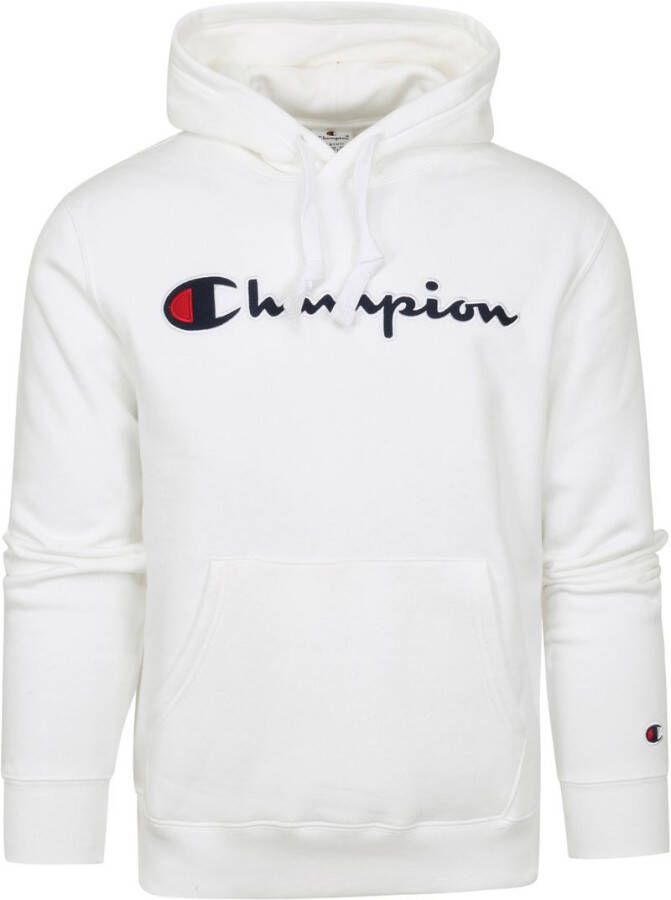 Champion Hoodie Logo Wit